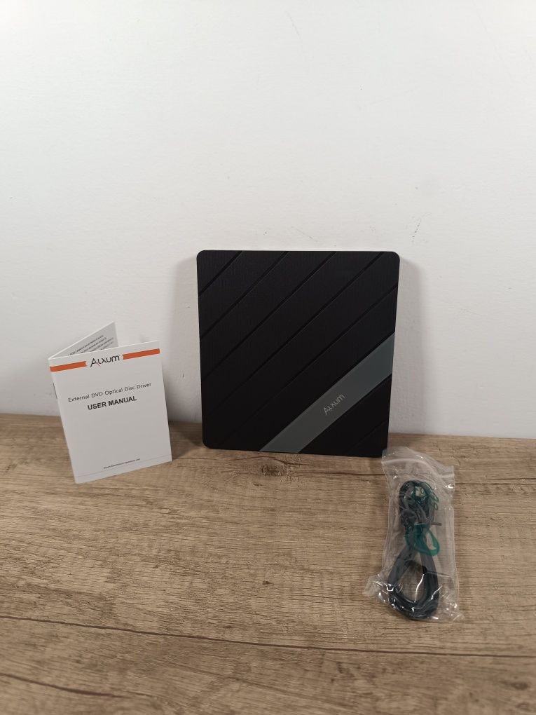 Zewnętrzny napęd CD DVD Gniazdo SD TF 4X USB Alxum do laptopa