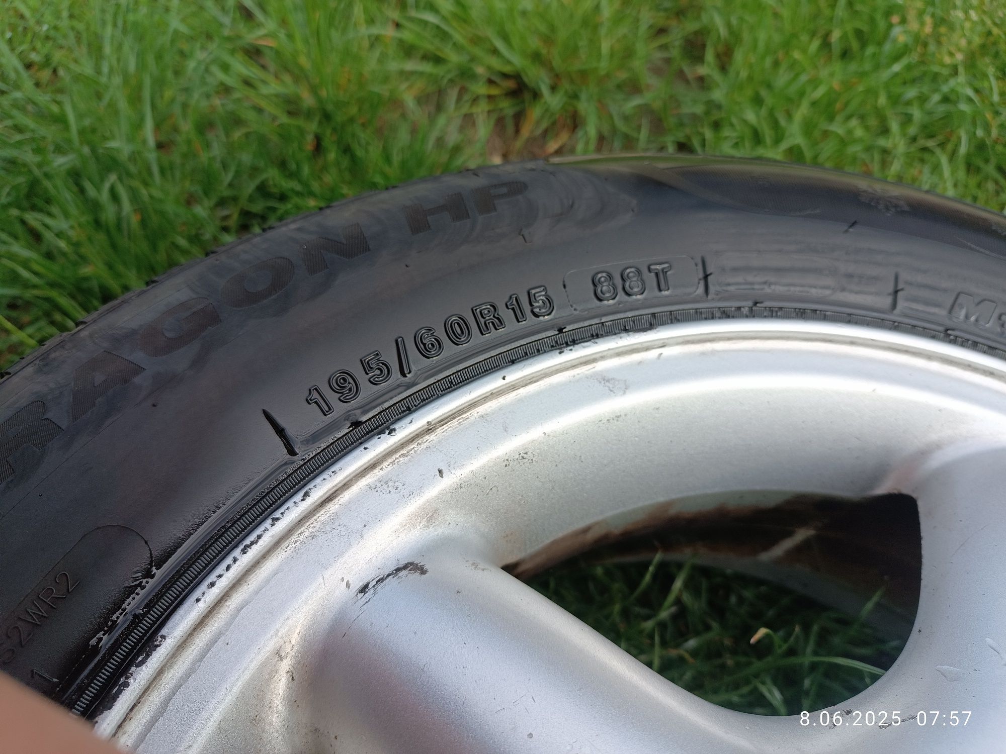 Felgi opel 15 cali z oponami 195/60 R15