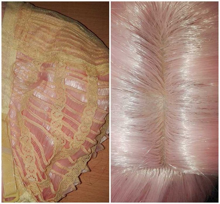 Astolfo Fate Grand Order Peruka różowa z warkoczem cosplay różowy wig