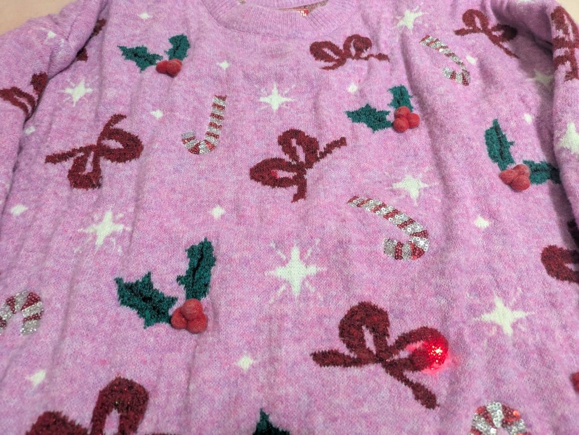 Camisola de Natal com luzes e música da Lefties