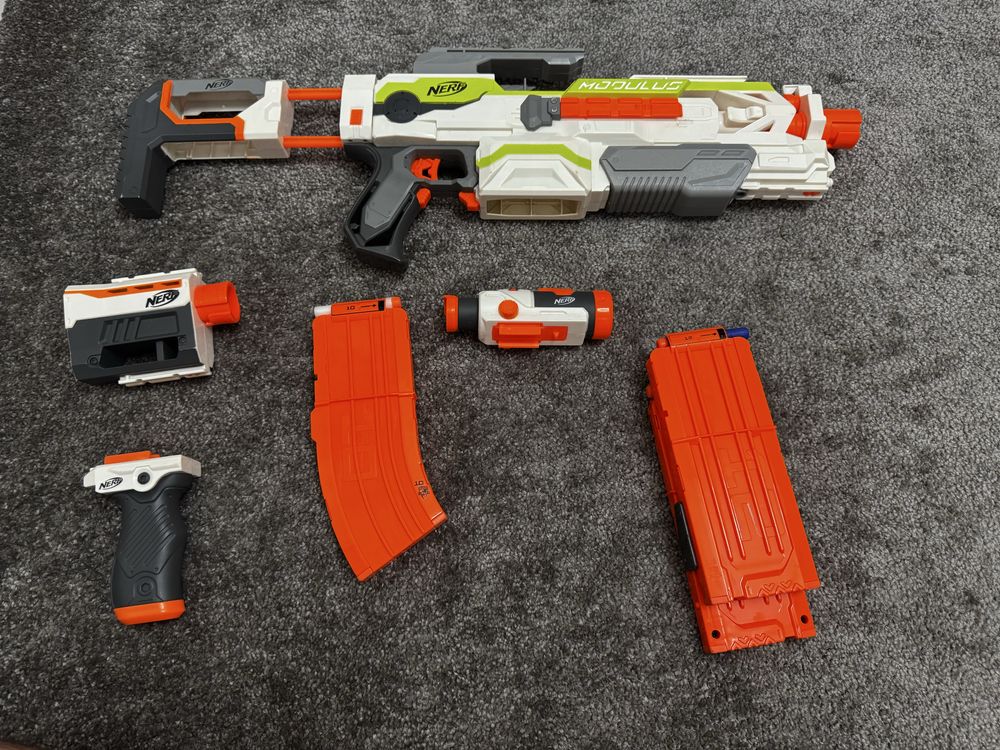Nerf N-strike Modulus ECS-10 + dodatki