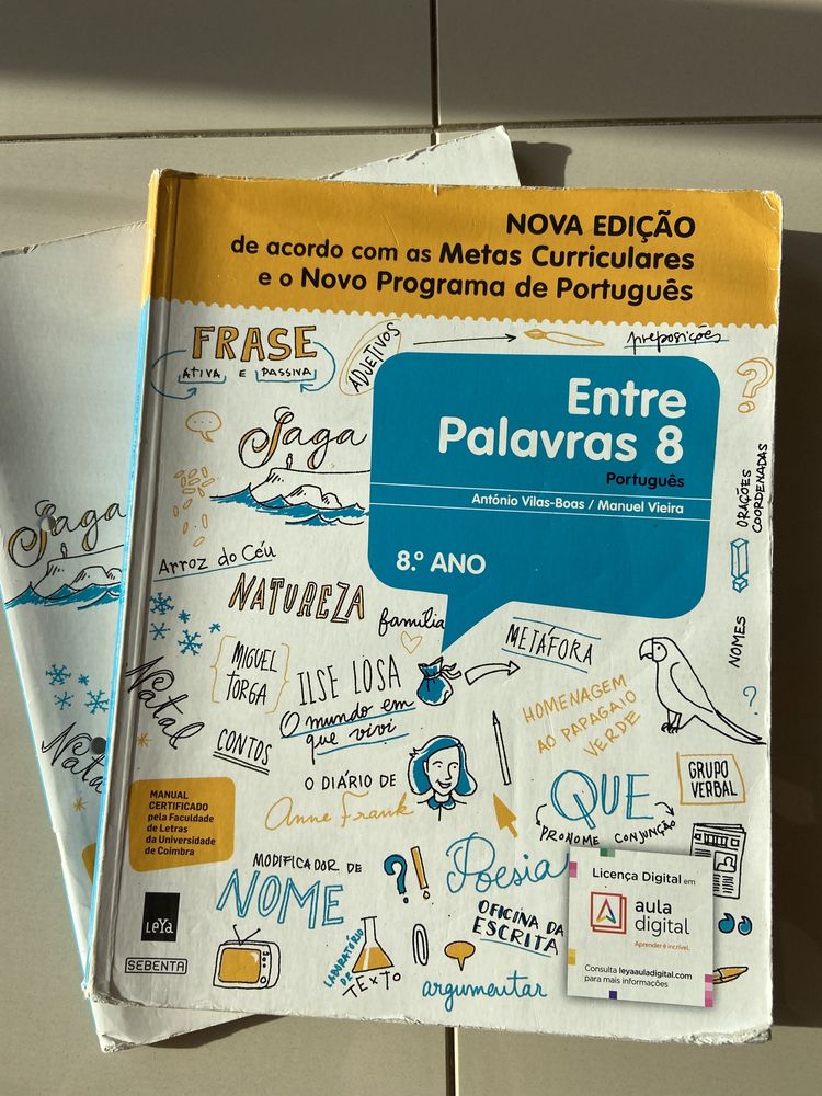 Entre palavras 8° Português