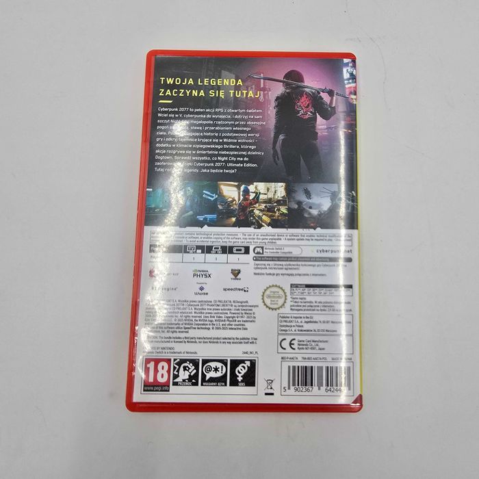 Gra Nintendo Switch 2 CYBERPUNK 2077 Ultimate Edition Stan IGŁA!