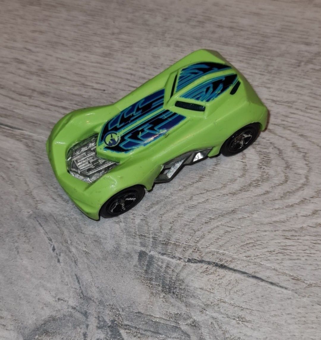 Autko samochód resorak Hot Wheels zielono niebieski