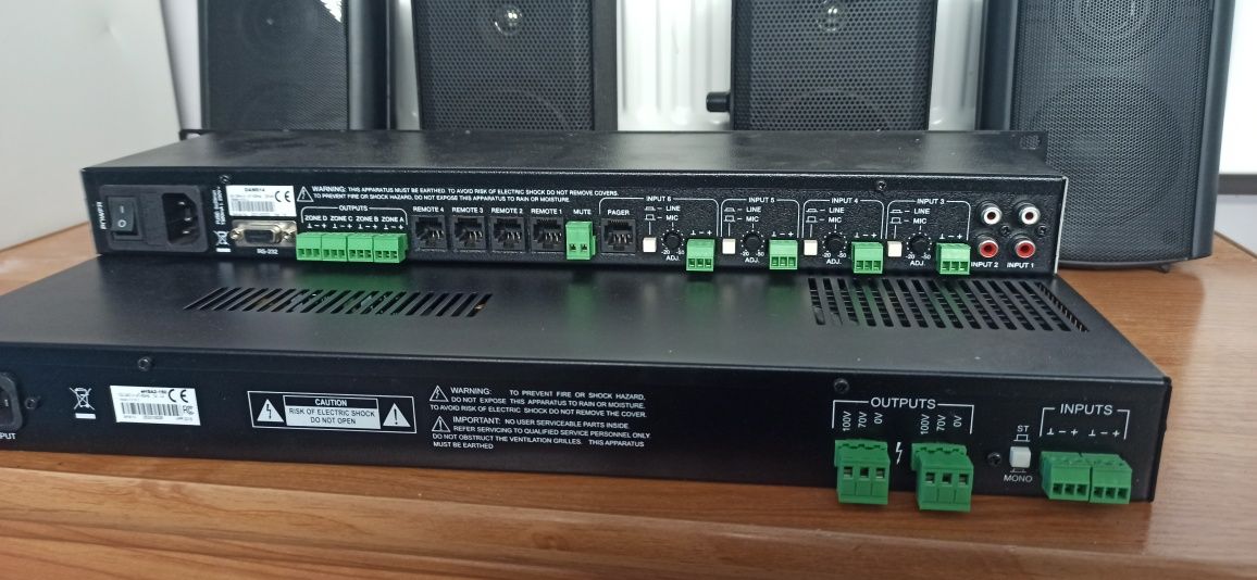 Wzmacniacz  instalacyjny Ecler , cyfrowy mikser Ecler