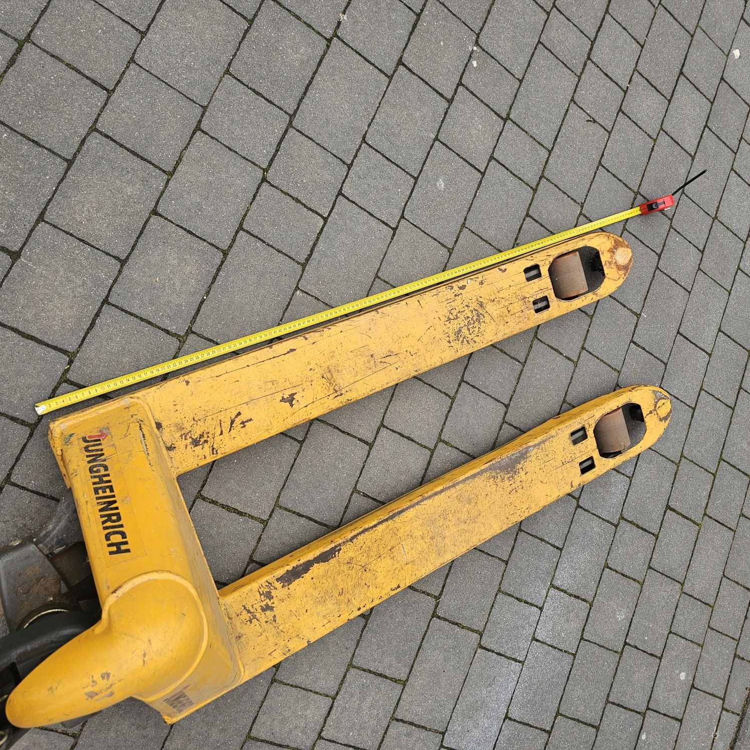 Wózek paletowy Jungheinrich przedłużony / wózek widłowy ręczny 130 cm,