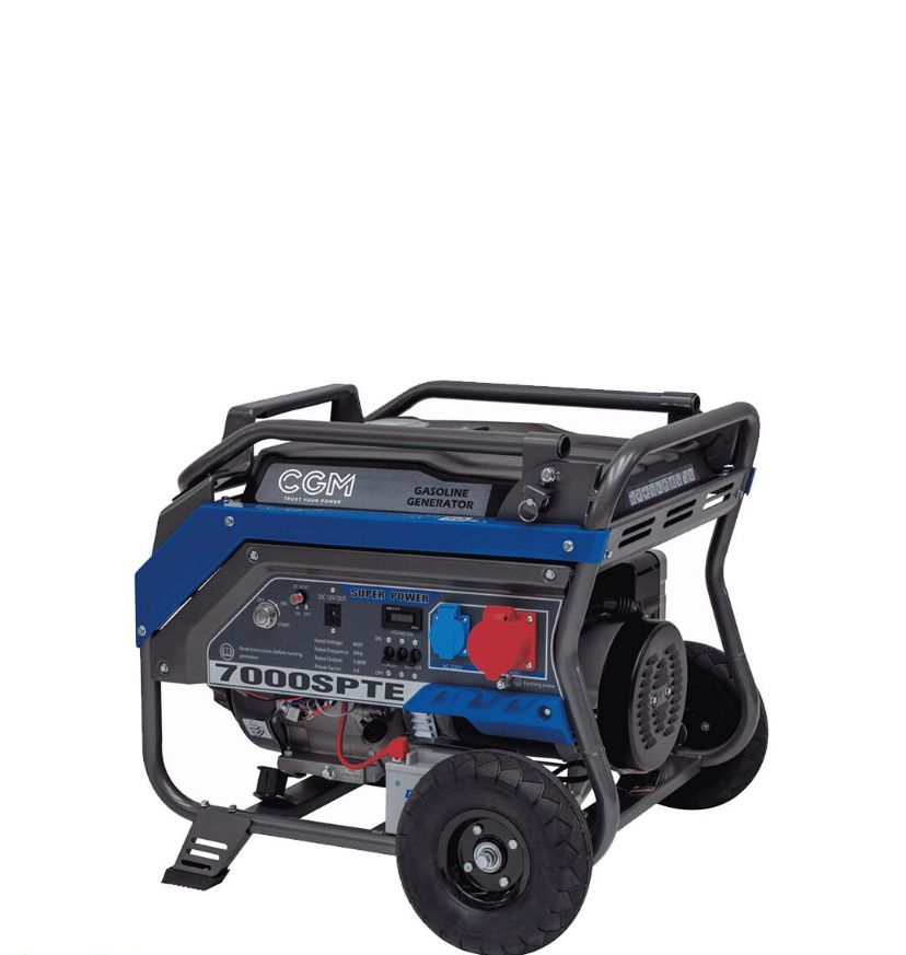 Генератор бензиновий CGM 7000 SPTE 7 kVA,зі стартером ITALY