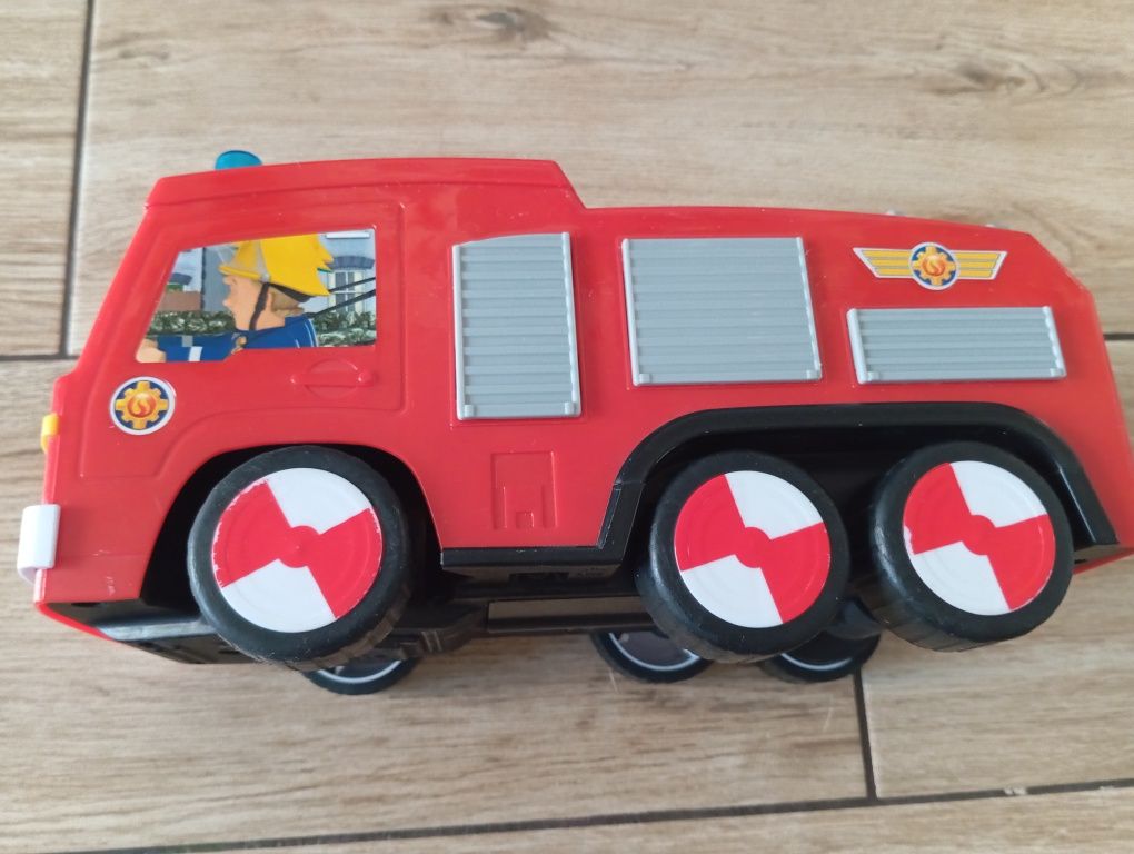 Strażak Sam dickie toys auto jupiter sam jeździ