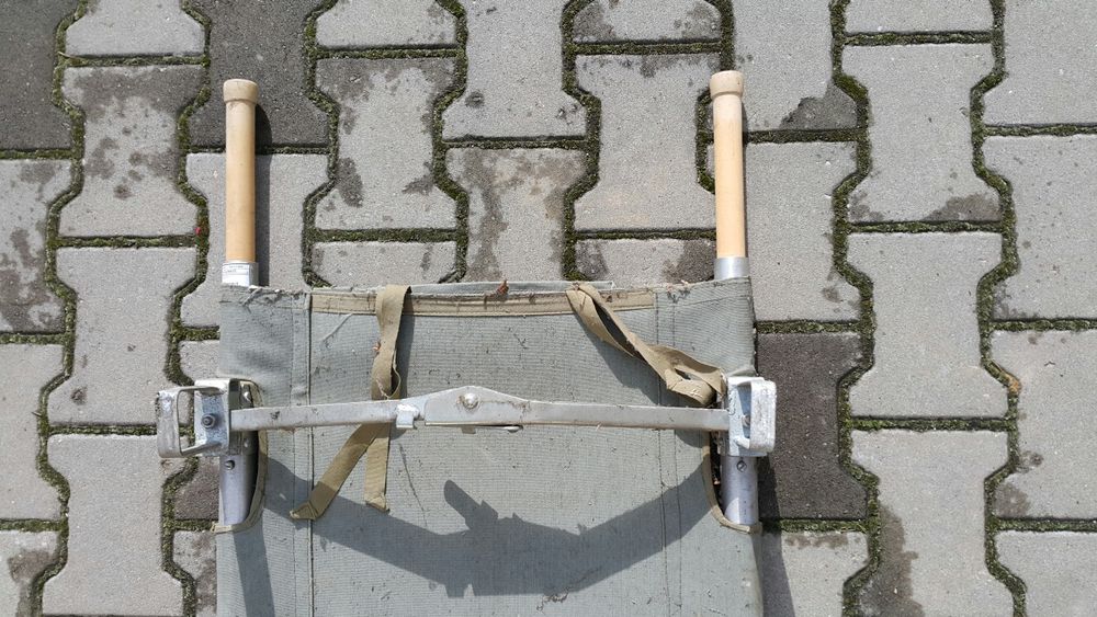 Nosze wojskowe składane, lekkie aluminiowe