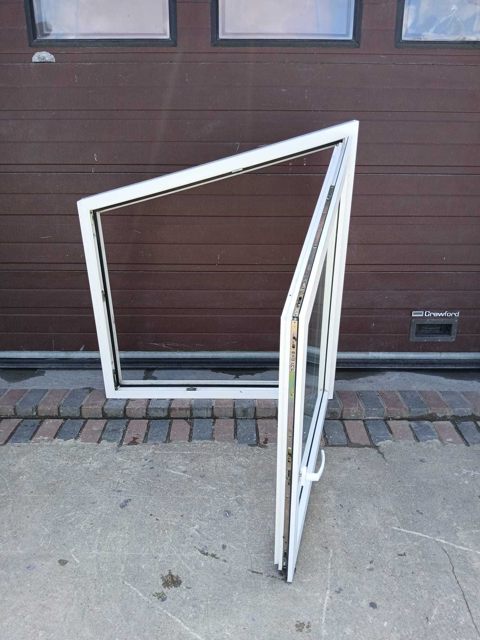 Okno trapez białe 115x130 okna trapezowe pcv DOWÓZ CAŁY KRAJ