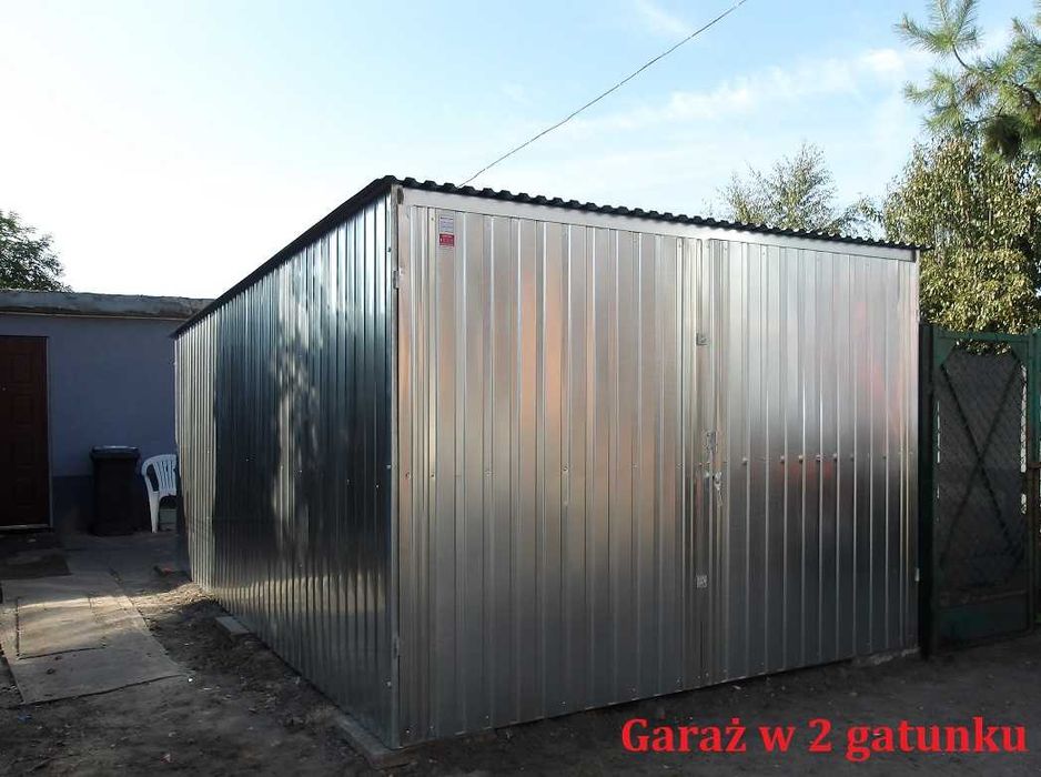 Garaż blaszany BLASZAK Garaże blaszane 3x5 4x5 4x6 5x6 CAŁY KRAJ raty!