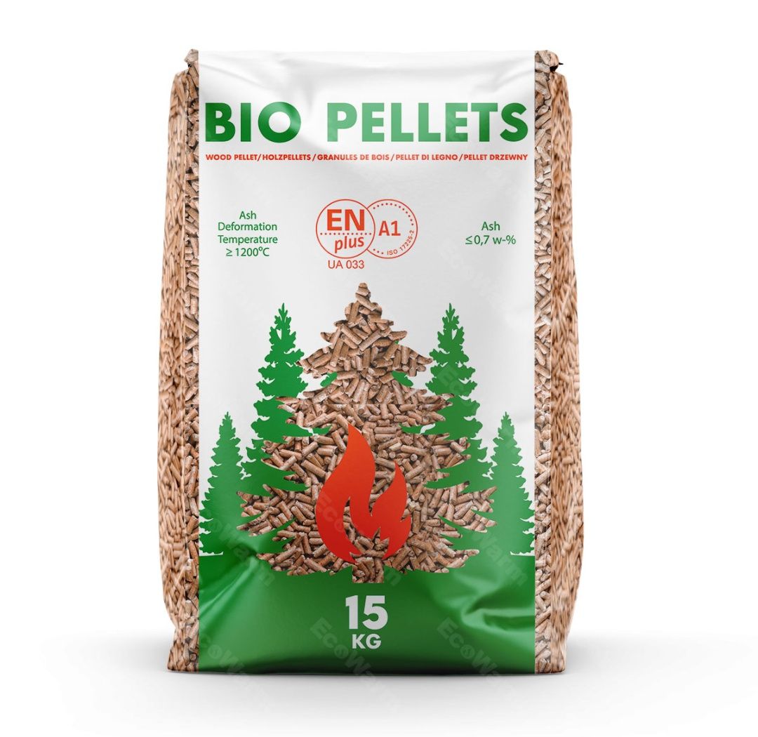 Bio-pellet Pelet Drzewny Mocny Bez Spieków Super Spalanie