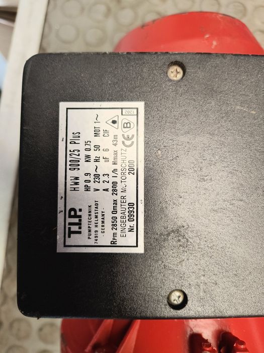 Hydrofor zbiornik wody pompa butla T.I.P