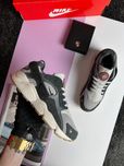 Жіночі кросівки найк хуарачі Nike Air Huarache Grey Black [36-41]