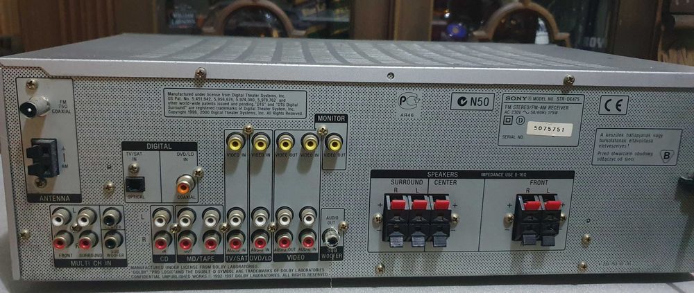 Amplificador recptor sony
