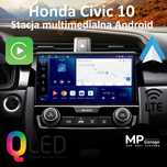 Radio Nawigacja Honda Civic X 10 Android11 CarPlay/AA Qled 4G Montaż