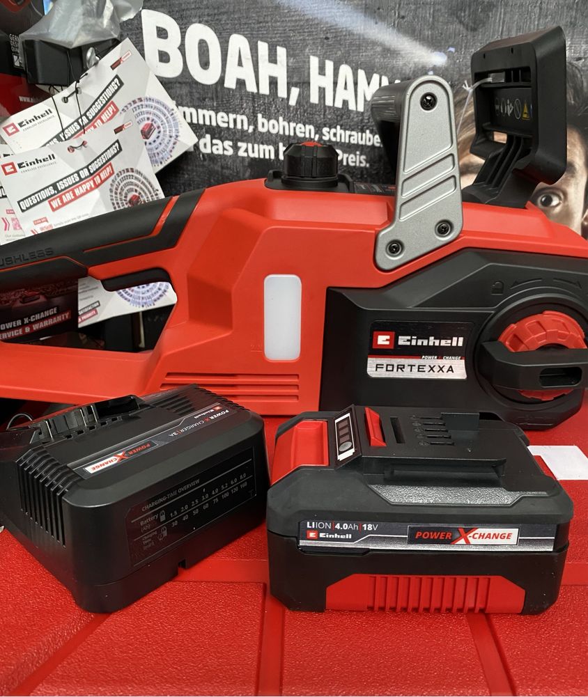 Пила акумуляторна безщіткова Einhell FFORTEXXA 18/30 Kit 4 Ah