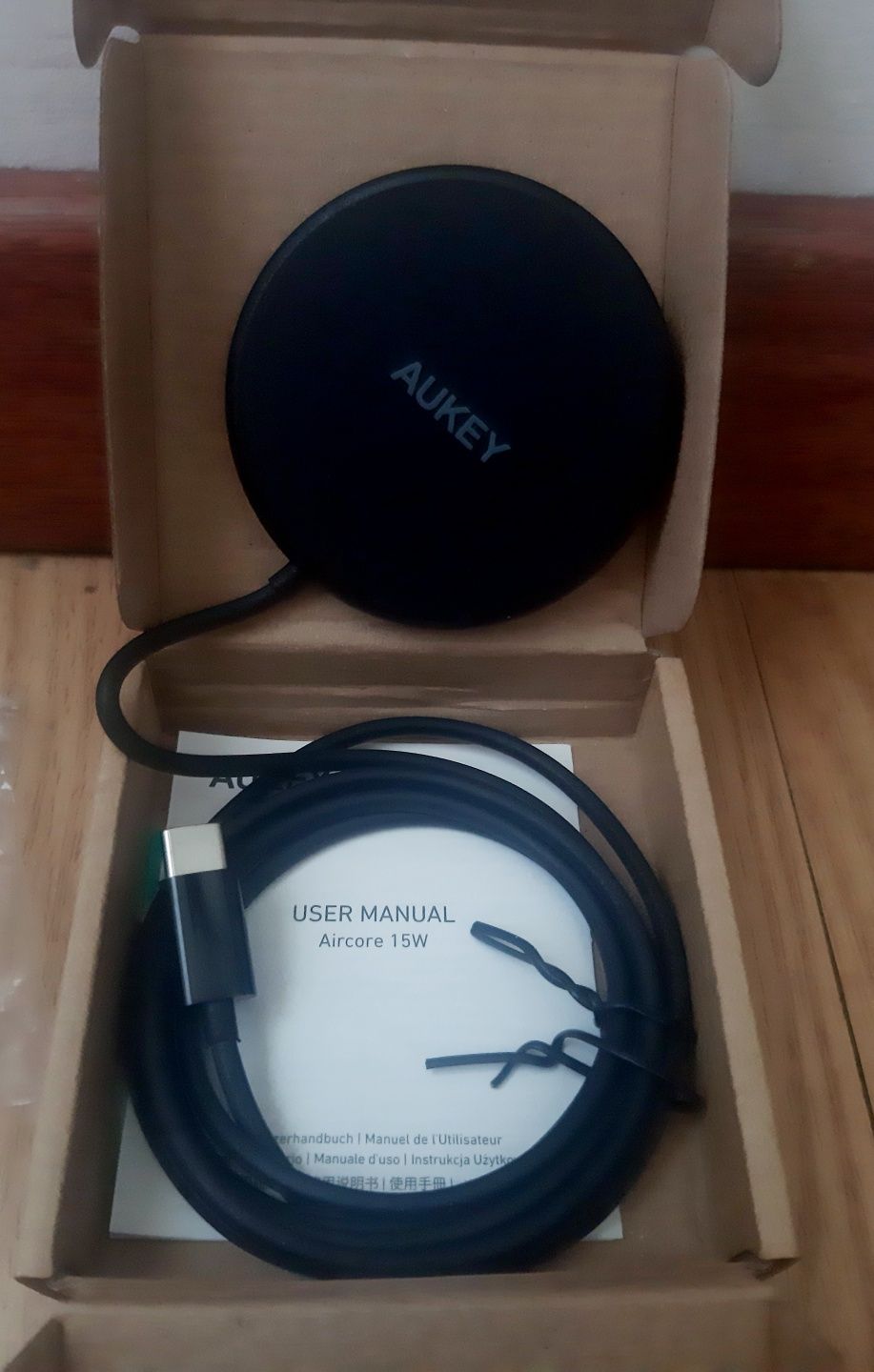 Carregador magnetico wireless Aukey NOVO