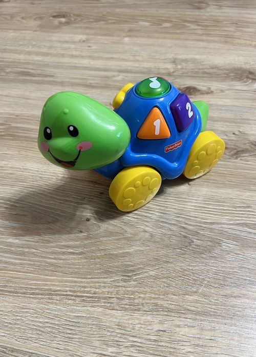 Stolik edukacyjny i żółwik  Fisher Price angielski