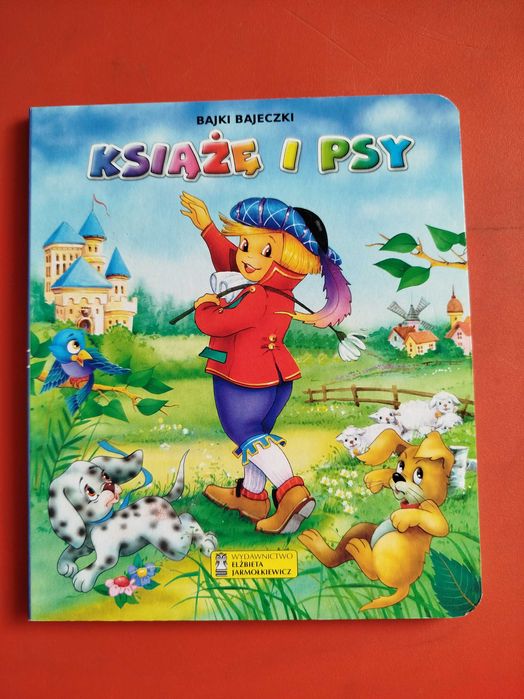 Książeczka da dzieci - Książę i psy, twarde strony
