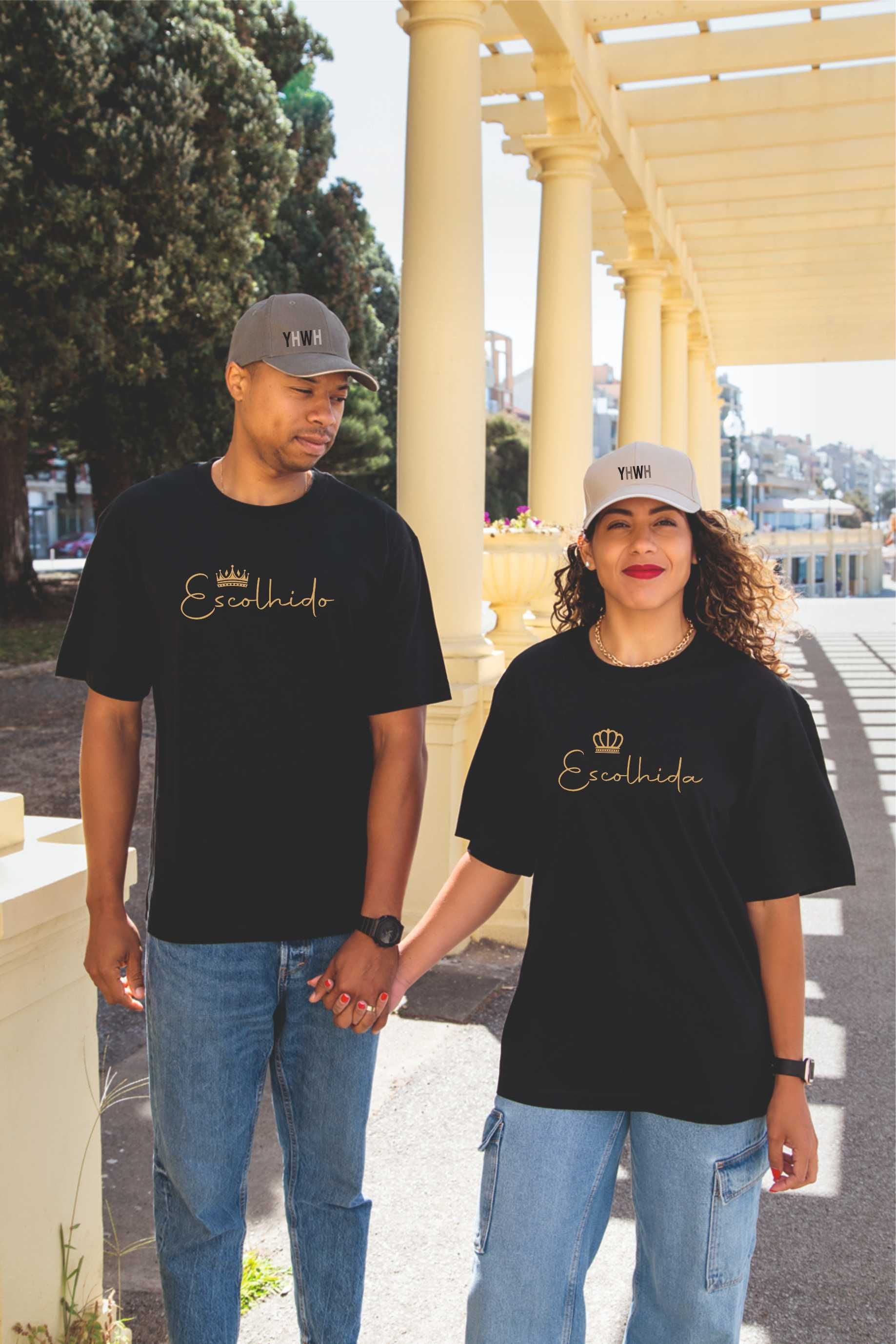 Tshirt personalizada casal exclusivas Leão