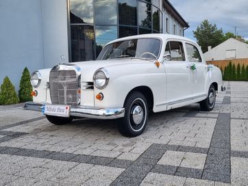 Samochód Zabytkowy Klasyk Mercedes Ponton 1960r. Auto Limuzyna  Do Ślu