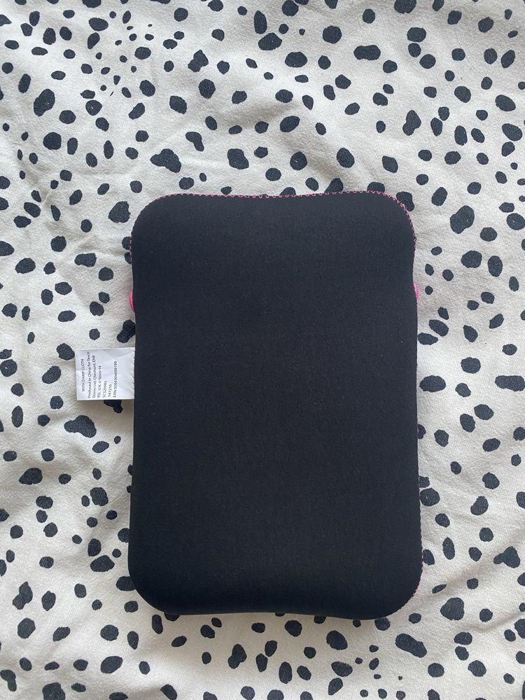 Pokrowiec etui torba na tablet tableta 7/8 cali różowy czarny 20x14,5