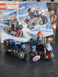 Lego Marvel Мотоцикли Капітан Америка та Чорна вдова