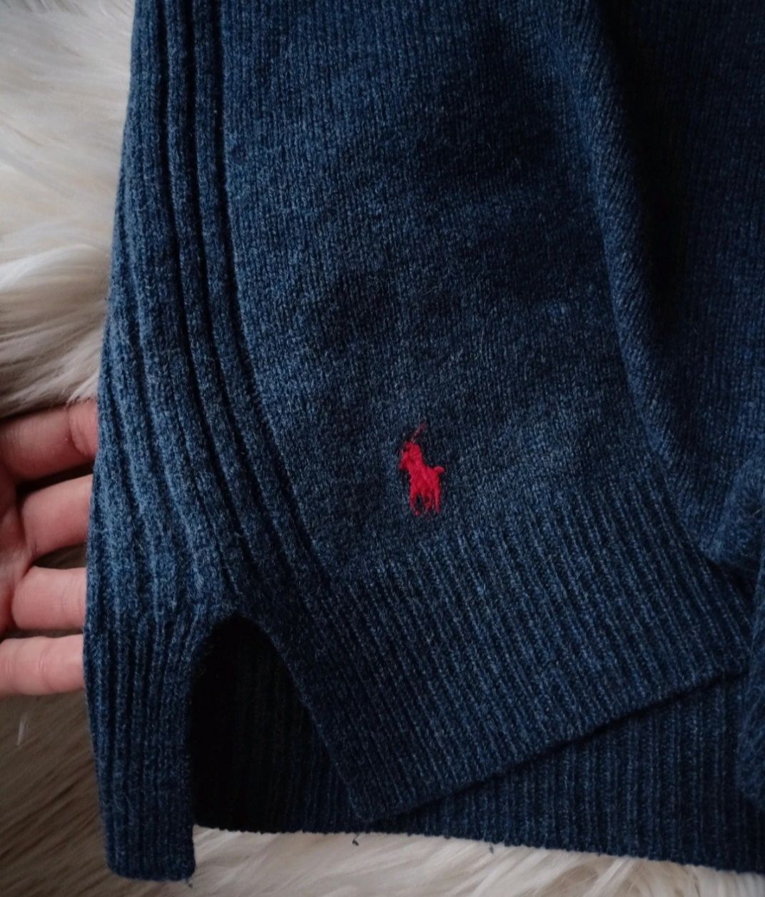 Sweter wełna kaszmir Ralph Lauren