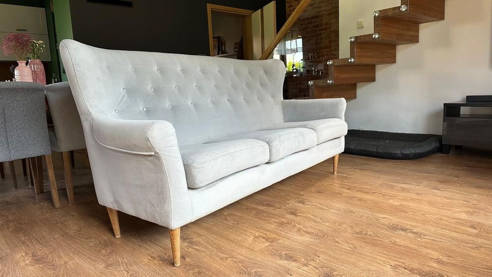 Elegancka Jasnoszara Sofa Agata Meble