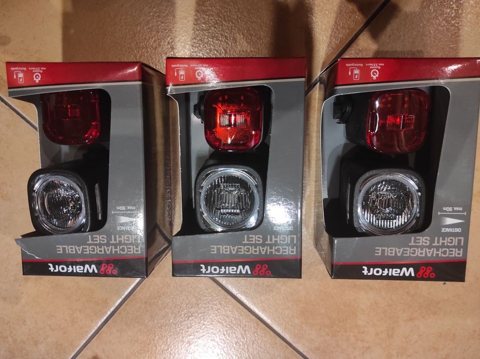 Велоліхтар акумуляторний Walfort® фанарь ліхтар фара для велосипеда