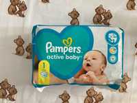 Pampers 1 active baby 43 szt.