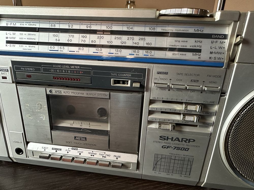 Sharp GF-7500h boombox