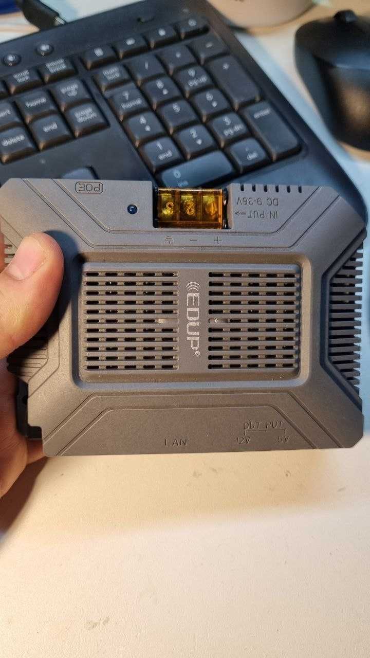 POE інжектор EDUP EP-SK0075 10/100/1000Mbps 150W 3в1 для StarLink Gen3