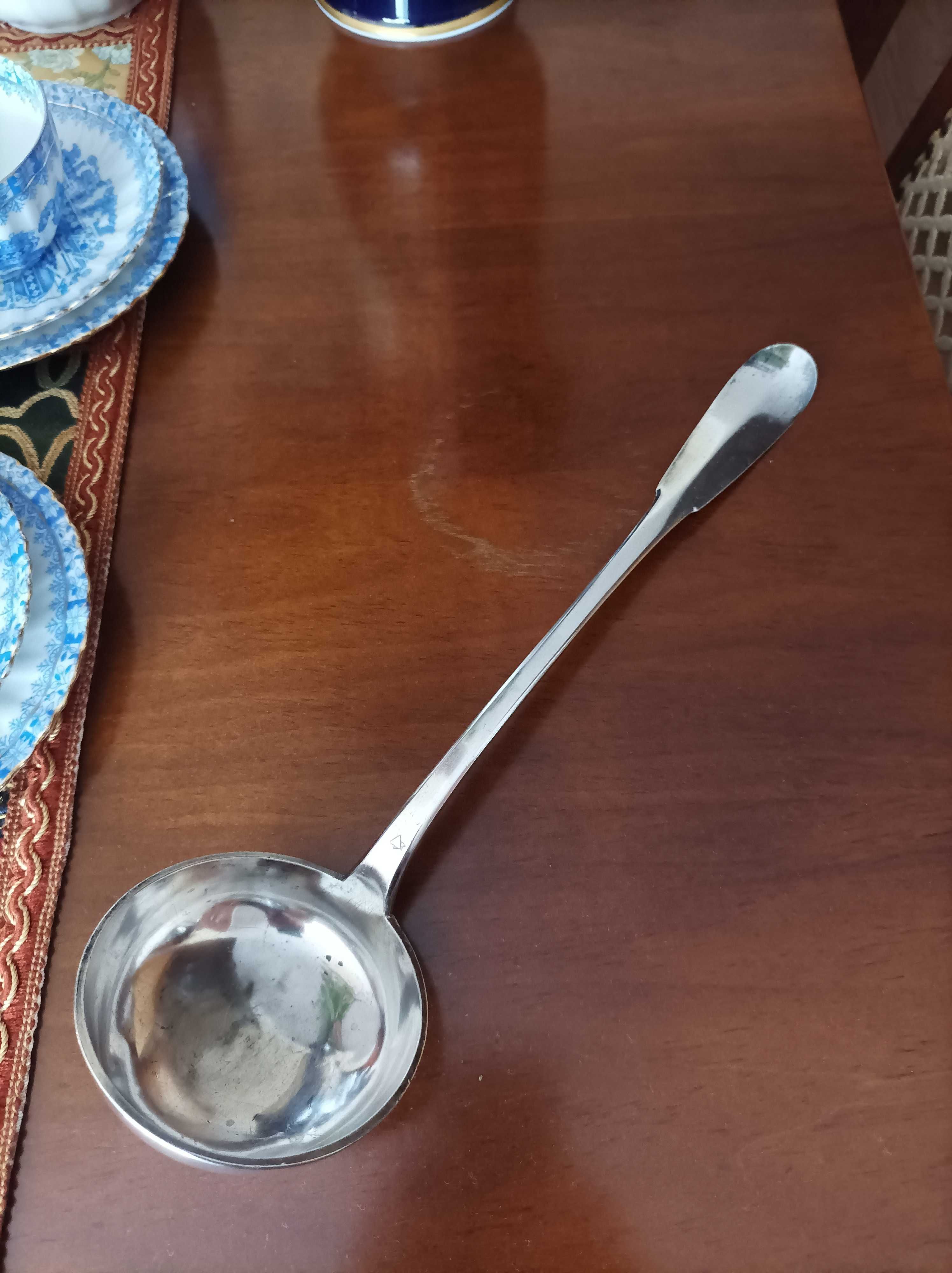 Chochla- łyżka wazowa srebro Pr 950 Vieillard 1809 rok XIXw 217 gr