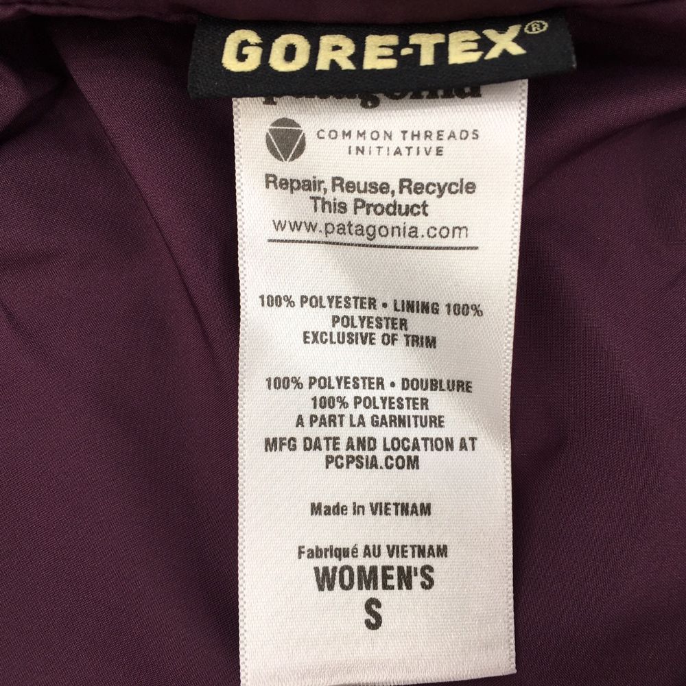 Женская туристическая куртка ветровка Patagonia Gore-Tex S  28000 mm