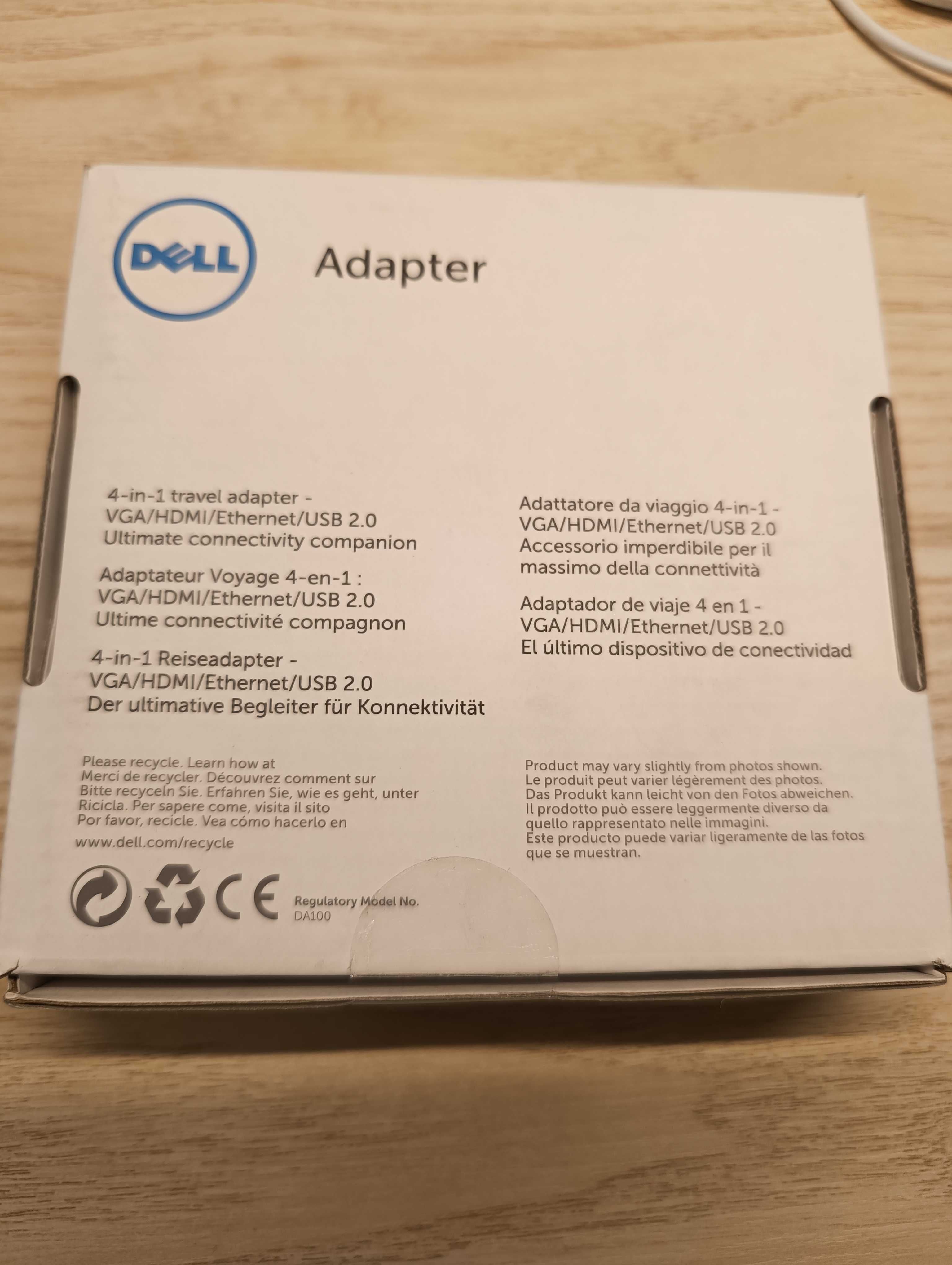 NOWY adapter DELL USB 3.0 do HDMI/VGA/Ethernet/USB 2.0