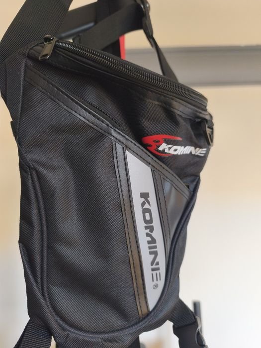 Malta estilo motard de cintura e perna nova.