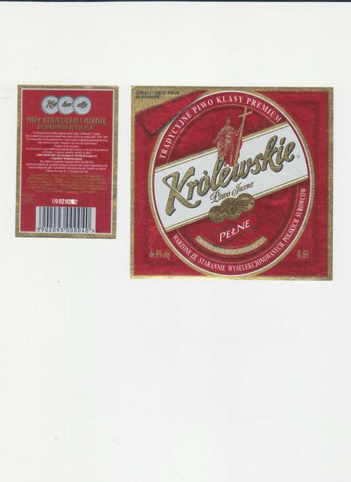 Etykieta - Królewskie 1997 i 2002