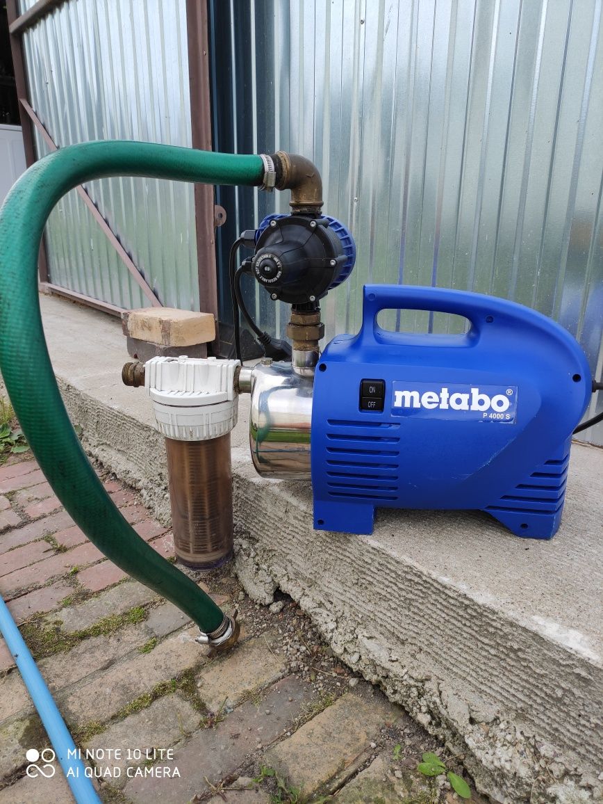 Pompa hydrofor metabo P4000s filtr wstępny hydromat metabo