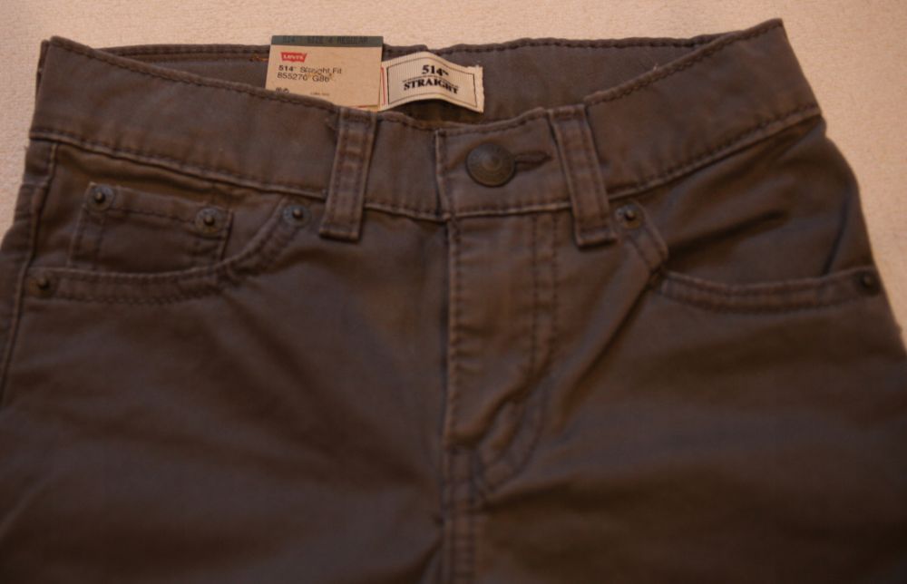 Jeansy Levi's Straight Fit 514 NOWE 96-104cm
