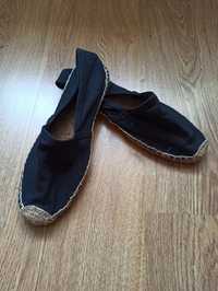 Espadryle inextenso 43 czarne męskie wsuwane buty