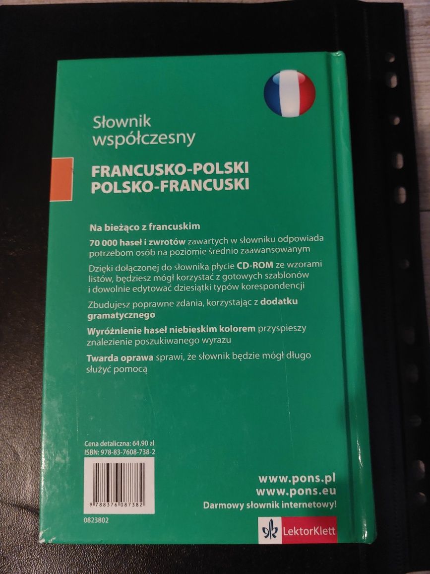 Słownik współczesny franc-pol, pol-franc