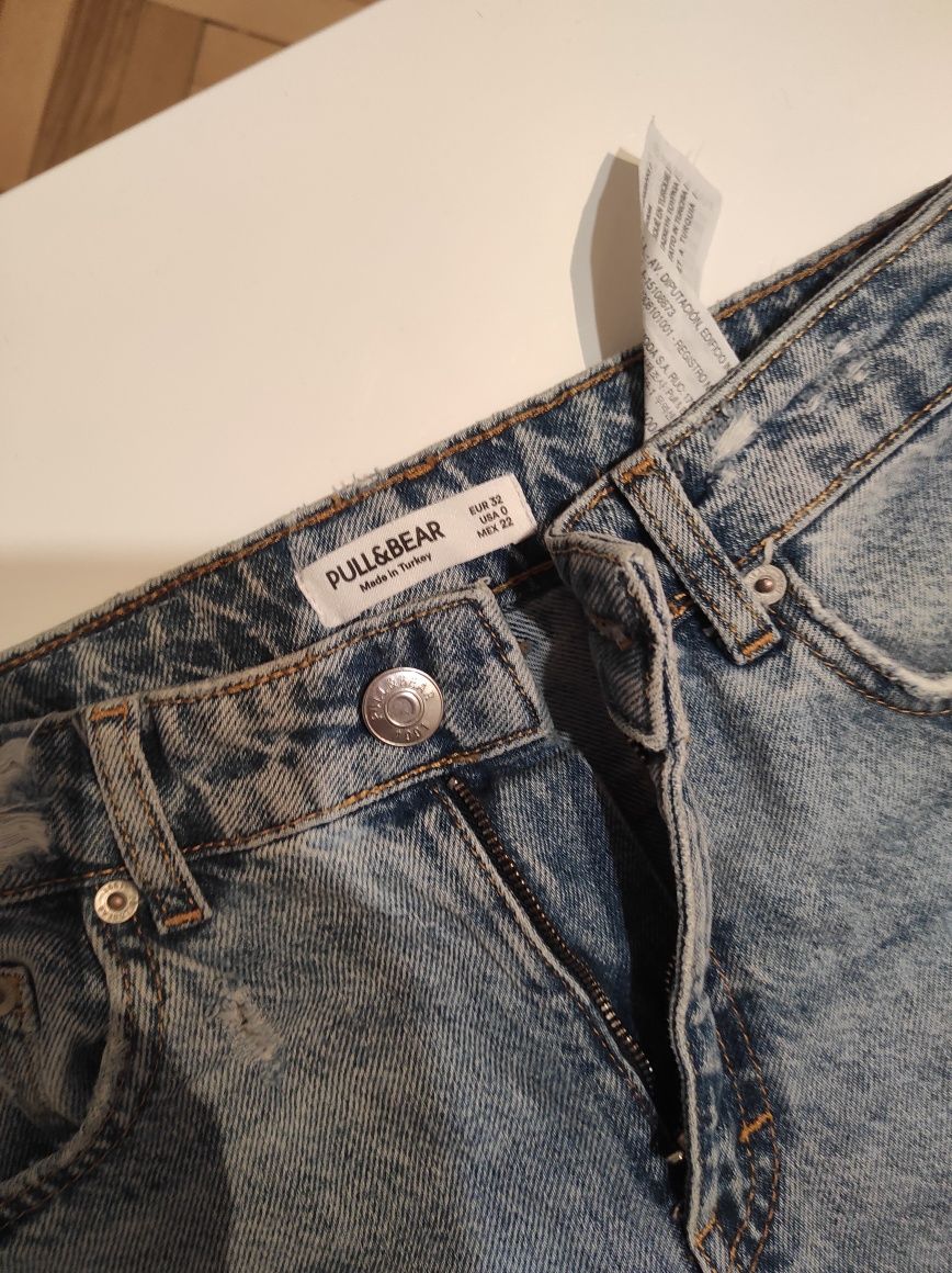 Jeansy pull & bear xxs 32