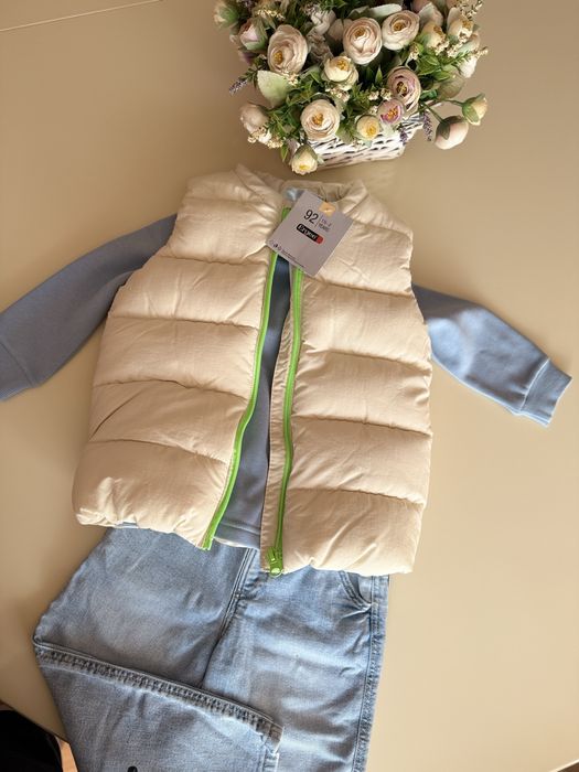 Набір одягу 92-98 жилетка Zara джинси Zara 92 сорочка Zara 98 штанці