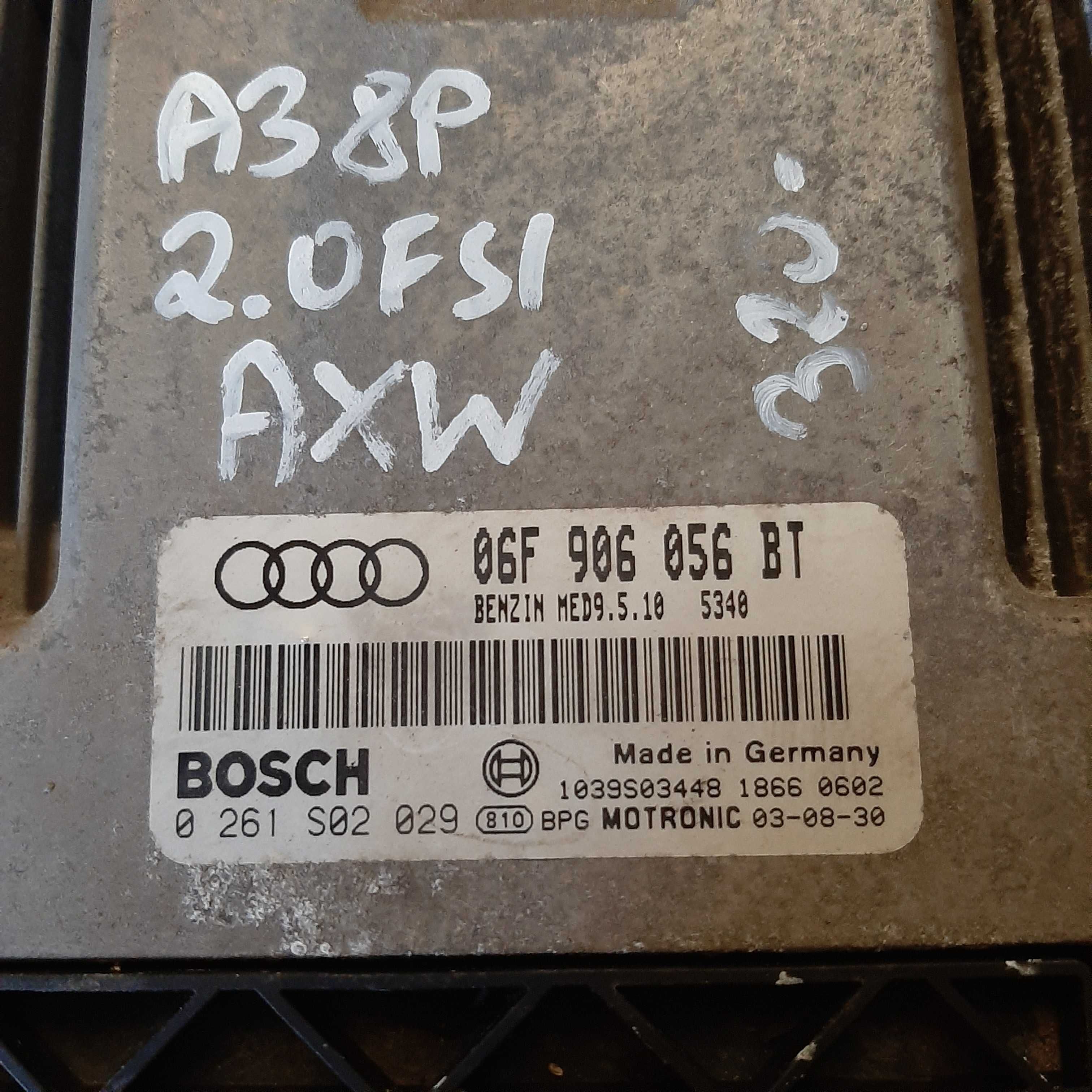 Komputer sterownik silnika audi a3 8P 2004r 2.0FSI benzyna AXW