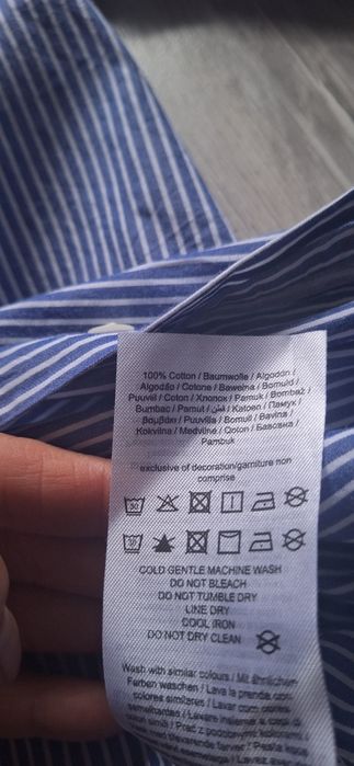 Sukienka bawełna niebieska lato rozm.38