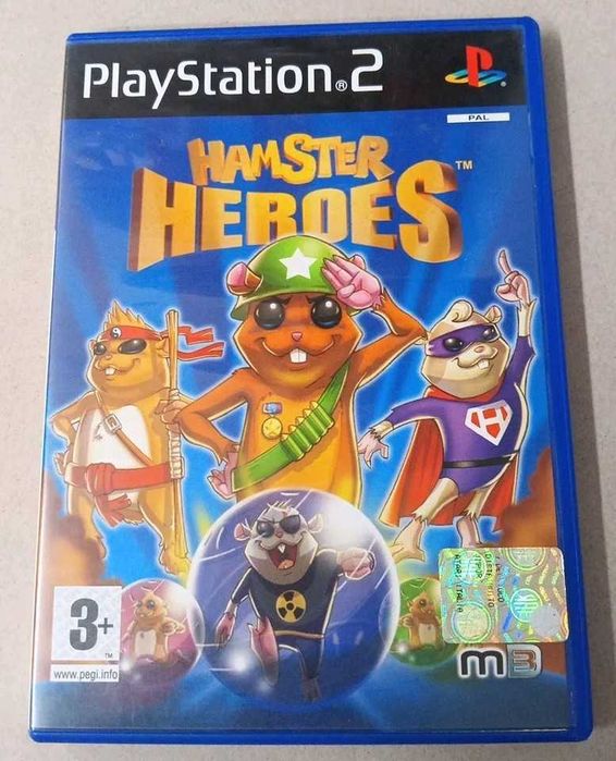 Sony Playstation 2 PS2 PAL versao francesa Hamster Heroes