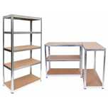 Regał Magazynowy G9030 Metalowy Garaż MDF 875 KG