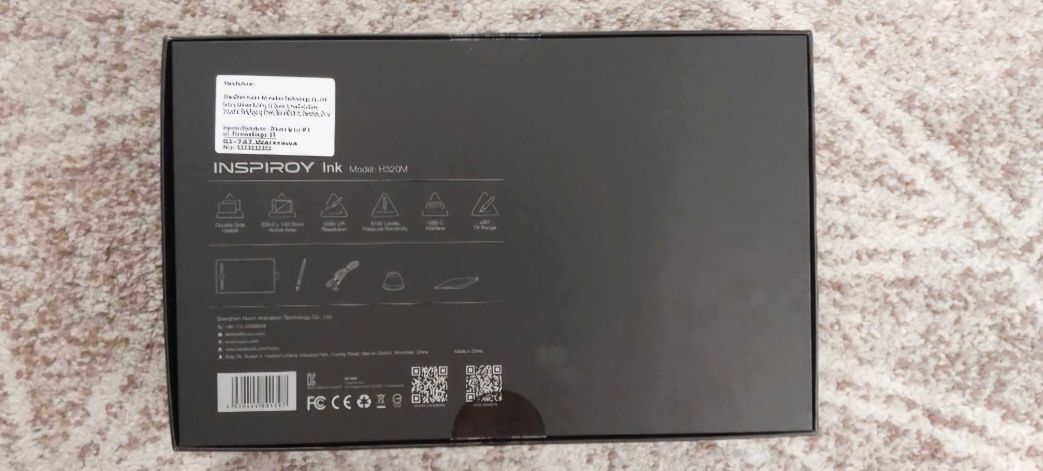 Tablet graficzny Huion H320m